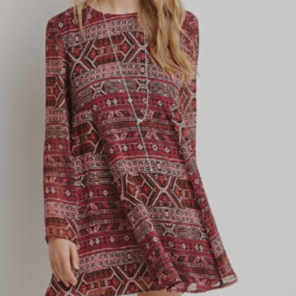 Forever 21 | Tribal Print Babydoll Dress (S)